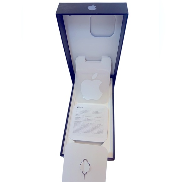 EMPTY BOXES ONLY—Apple Blue iPhone 13 Pro & iPhone 14 Pro Max Empty Boxes - Picture 4 of 5
